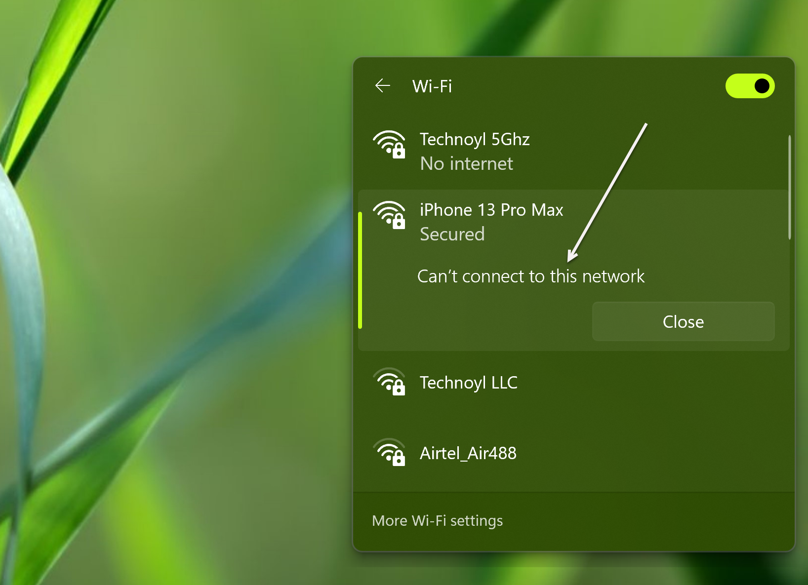 การแก้ไข: ไม่สามารถเชื่อมต่อกับข้อผิดพลาดเครือข่ายนี้บน Windows 11